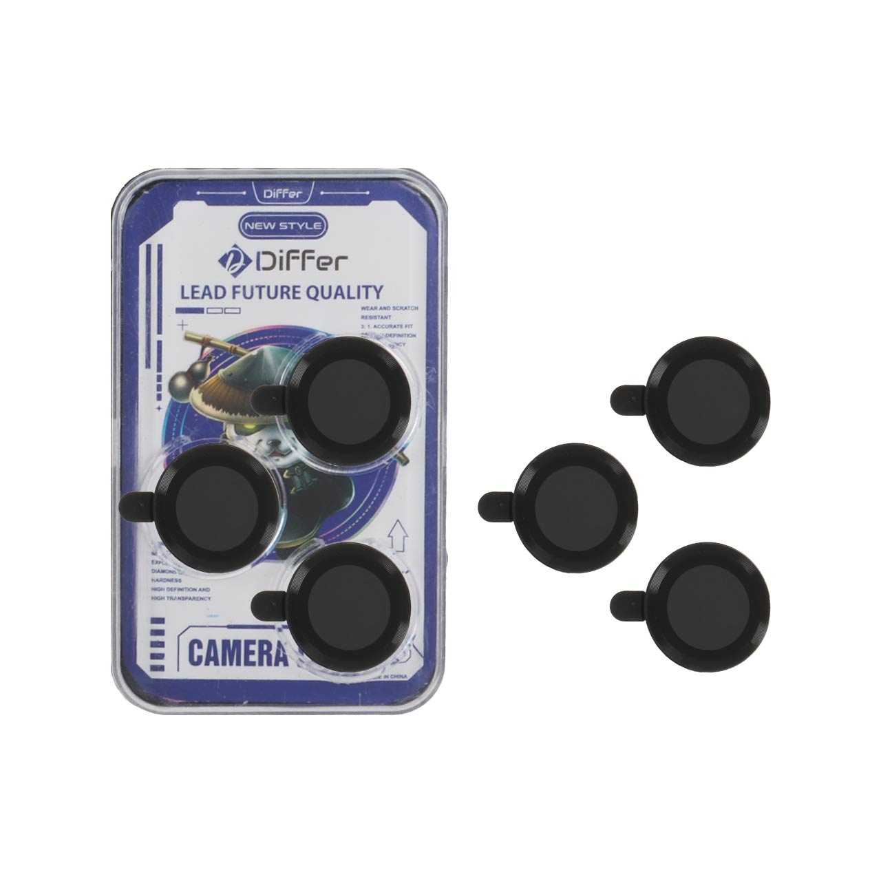 محافظ لنز رینگی اورجینال Differ مدل Apple iPhone 13 Pro / iPhone 13 Pro Max
