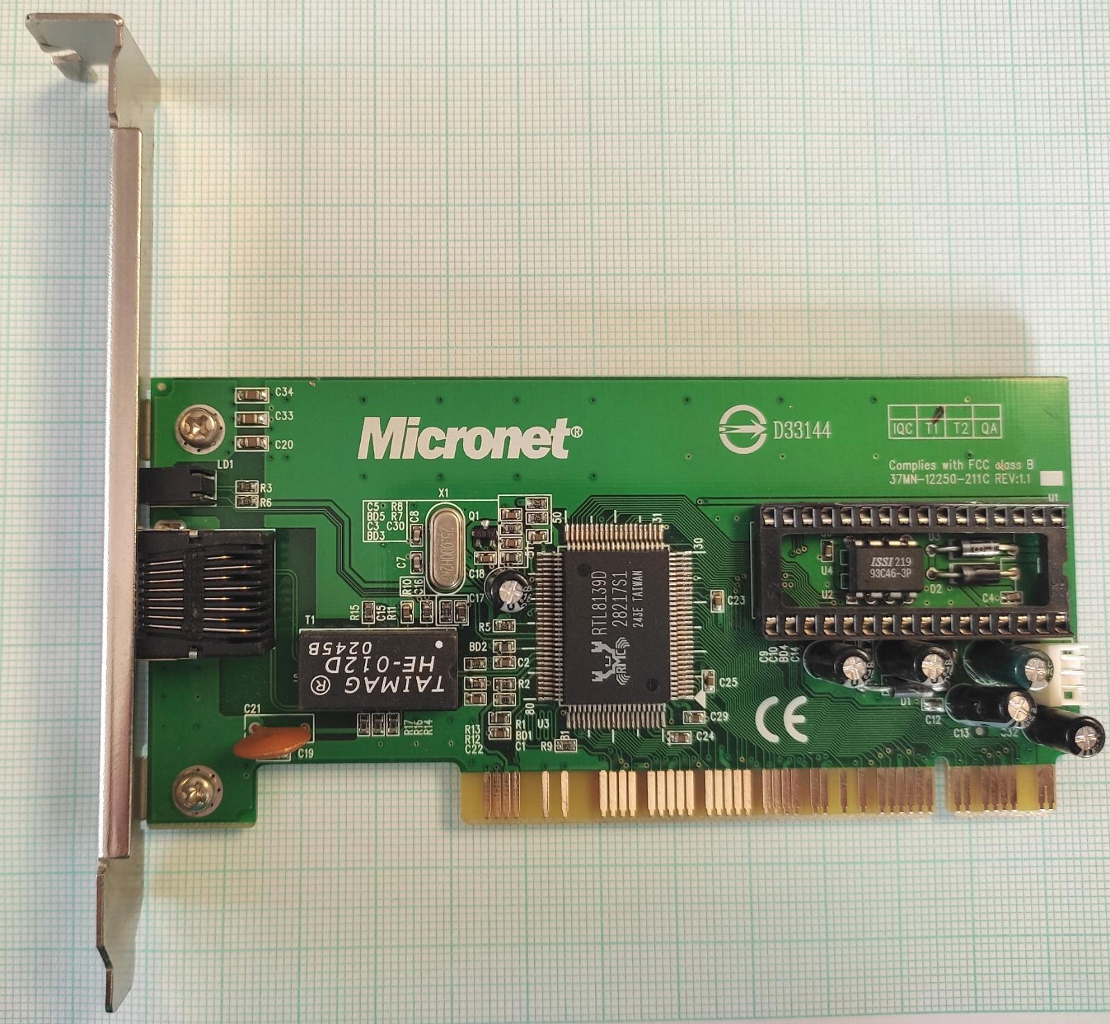 کارت شبکه مایکرونت Micronet مدل SP2500RSW