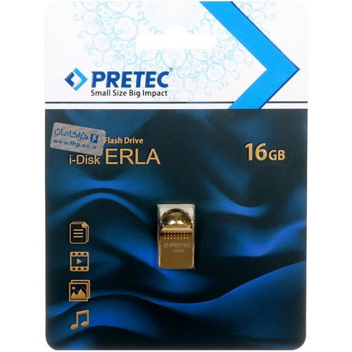 فلش مموری فلزی برند Pretec اورجینال Erla USB 2.0 ظرفیت 16GB