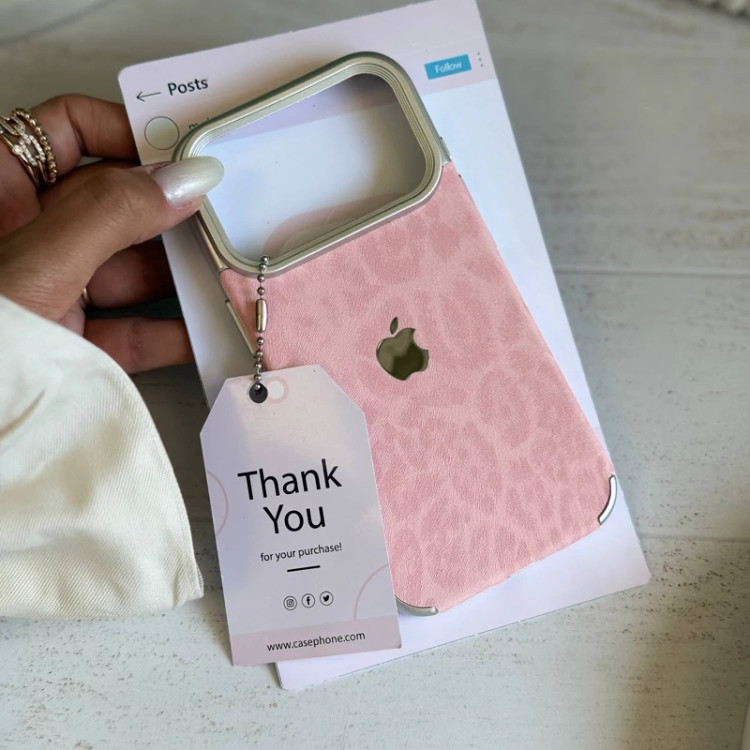 کاور گوشی آیفون Leopard Luxe آیفون 13 پرو رنگ صورتی