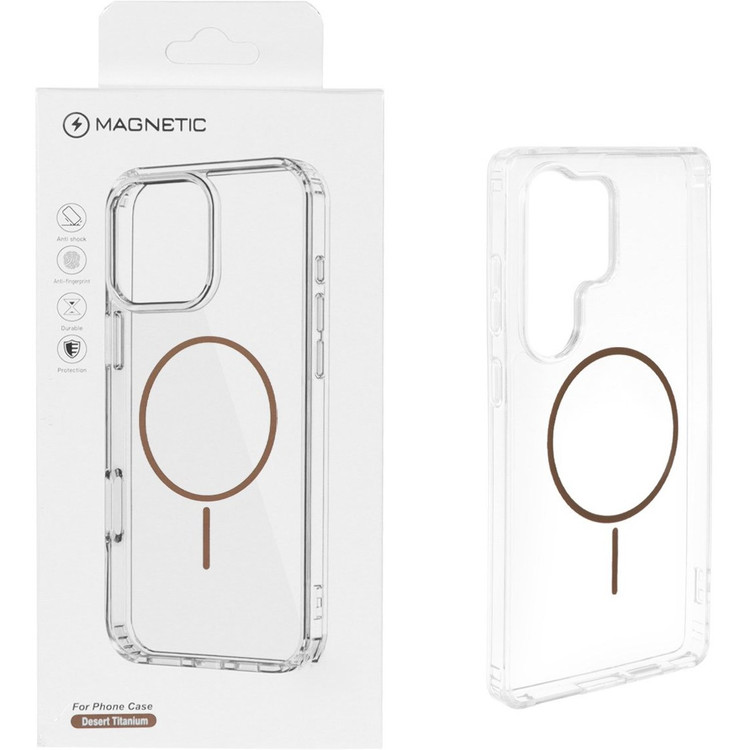 قاب اورجینال Magnetic دور ژله ای MagSafe مدل Samsung Galaxy S25 Ultra