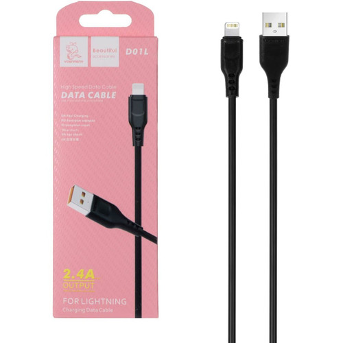 کابل شارژ فست آیفون DENMEN مدل D01L