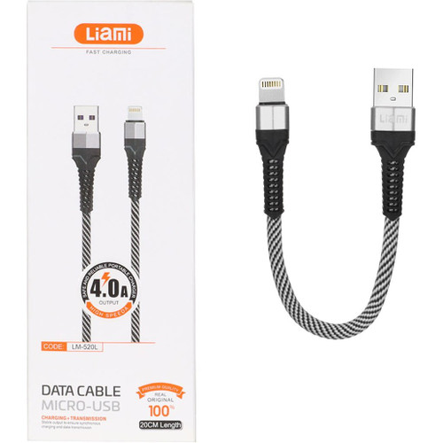 کابل شارژ فست پاوربانک آیفون Liami مدل LM-520L