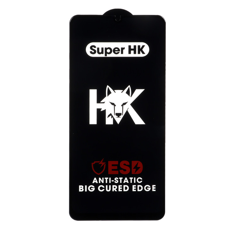 محافظ صفحه نمایش شیشه ای Full Cover ESD Anti Static - Super HK مدل Samsung Galaxy A07 / A06 / A05 / Xiaomi Redmi 13C / Poco C65 / Poco M6 5G / Honor X7 / X7A / Realme C51 / Realme C53