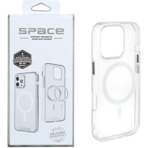 قاب اورجینال Space شفاف Magsafe مدل Apple iPhone 16 Pro