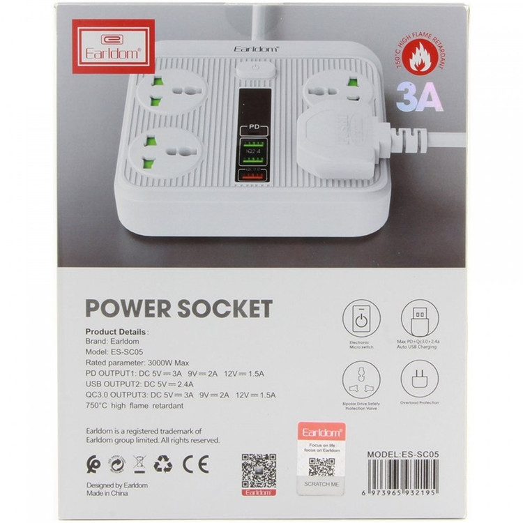 چندراهی برق Earldom مدل ES-SC05