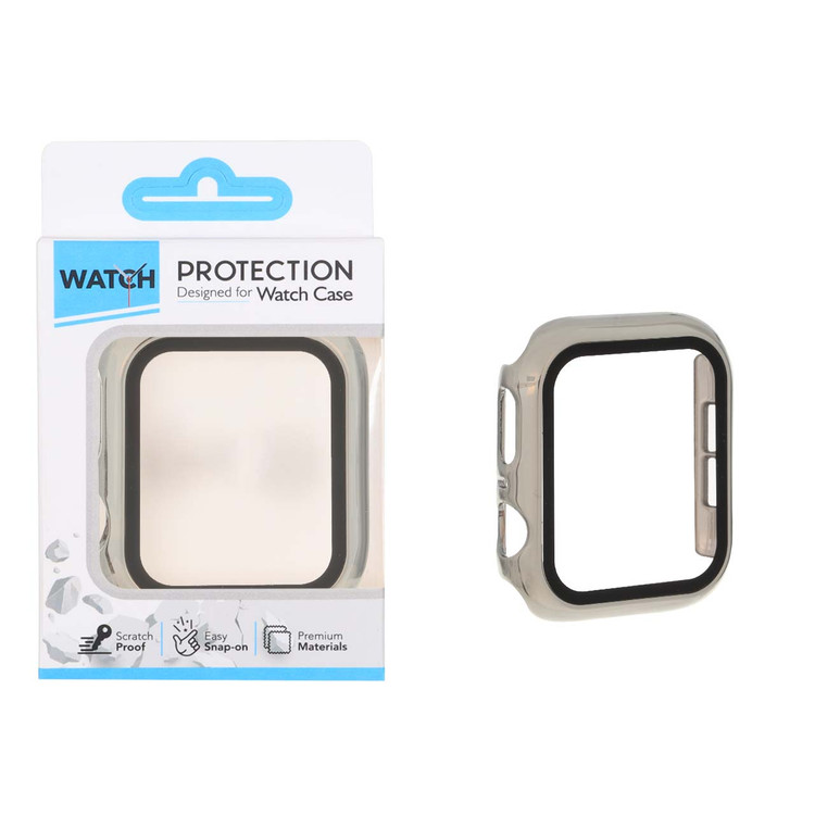 ست محافظ گارد گلس براق اپل واچ سایز 44 میلیمتری