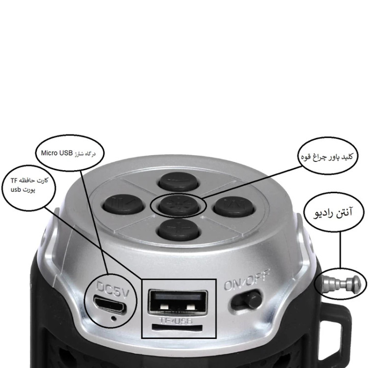 اسپیکر بی سیم HONTA مدل H-109