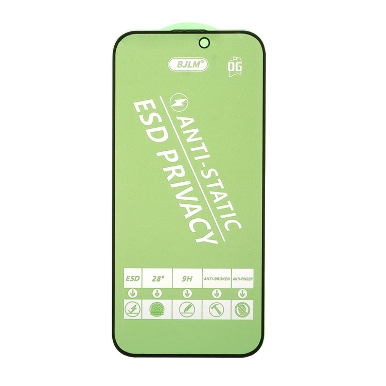 محافظ صفحه نمایش شیشه ای Full Cover OG - Privacy Anti Static مدل Apple iPhone 16 Pro Max