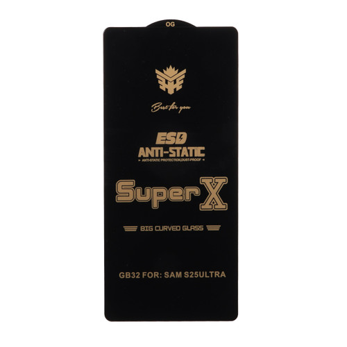 محافظ صفحه نمایش آنتی استاتیک Full Cover Super X مدل Samsung Galaxy S25 Ultra