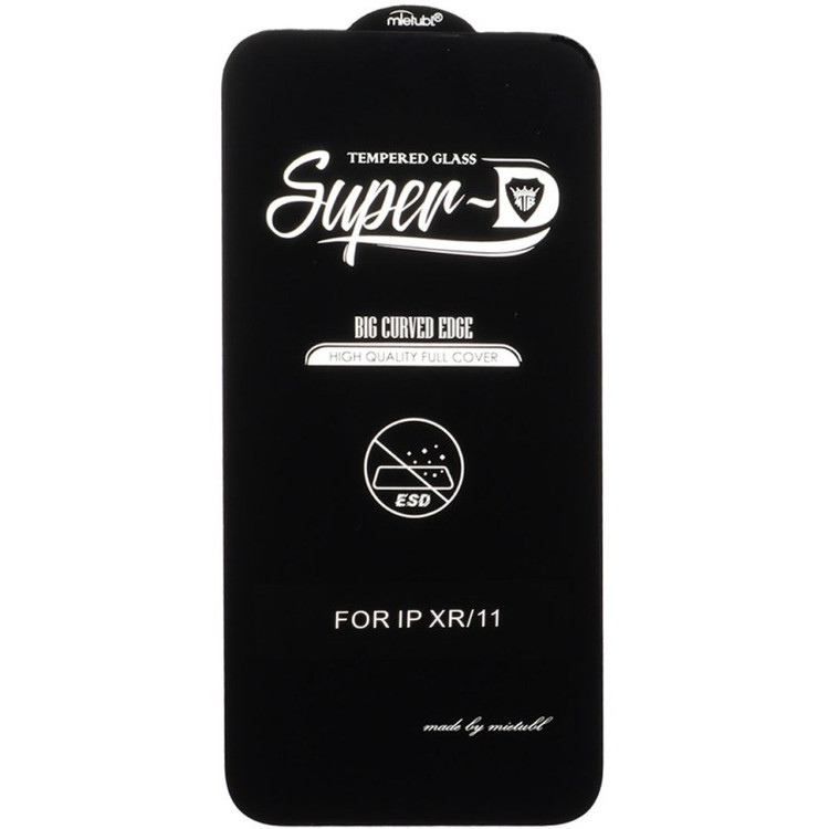 محافظ صفحه نمایش شیشه ای Apple iPhone 11 / iPhone XR - Full Cover Super D Mietubl - ESD