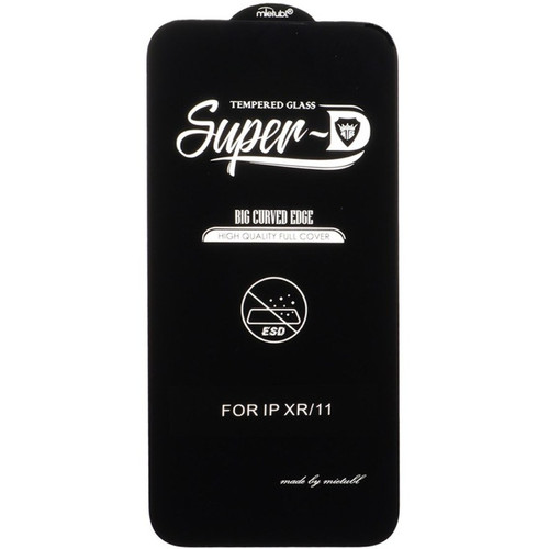 محافظ صفحه نمایش شیشه ای Apple iPhone 11 / iPhone XR - Full Cover Super D Mietubl - ESD بسته 3تایی