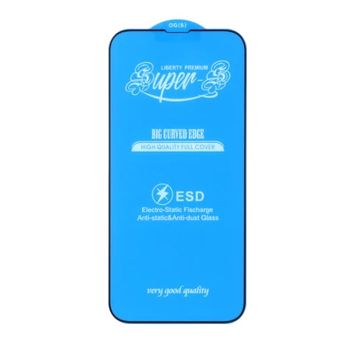 محافظ صفحه نمایش شیشه ای آنتی استاتیک مات Full Cover Super S-OG مدل Iphone 13 Pro Max / 14 Plus بسته 2تایی