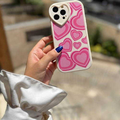 قاب قلب صورتی کبریتی iphone 12 pro