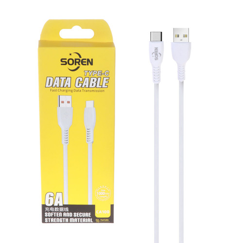 کابل شارژ فست Soren Type-C مدل CA100