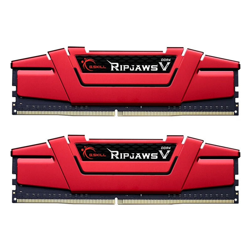 رم دسکتاپ DDR4 دو کاناله 3000 مگاهرتز CL16 جی اسکیل مدل ripjaws v ظرفیت 16 گیگابایت کارکرده