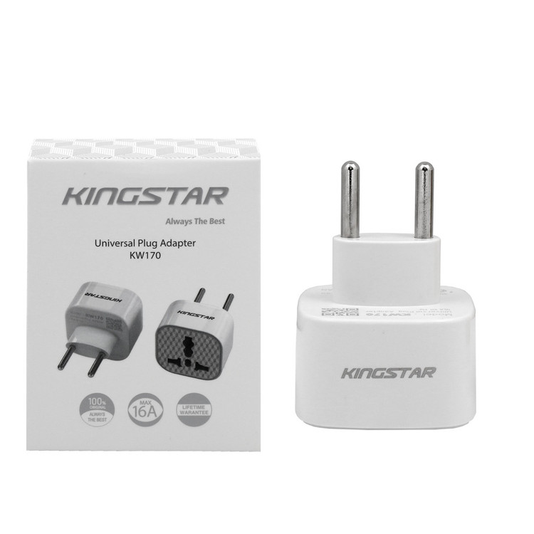 مبدل و تبدیل 3 به 2 شاخ برق کینگ استار KING STAR مدل KW170