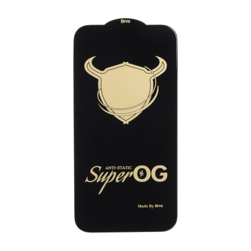 محافظ صفحه نمایش شیشه ای Full Cover - ESD AntiStatic Super OG Biva مدل Apple iPhone 17 Pro Max / iPhone 18 Pro Max