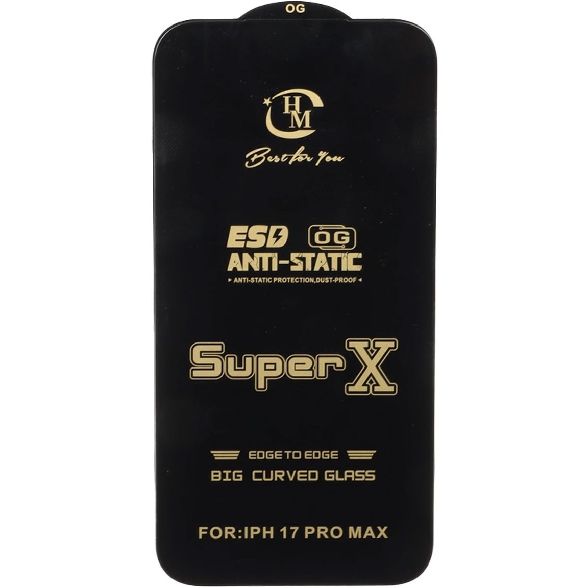محافظ صفحه نمایش آنتی استاتیک Full Cover Super X مدل Apple iPhone 17 Pro Max / iPhone 18 Pro Max