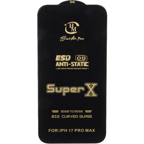 محافظ صفحه نمایش آنتی استاتیک Full Cover Super X مدل Apple iPhone 17 Pro Max / iPhone 18 Pro Max