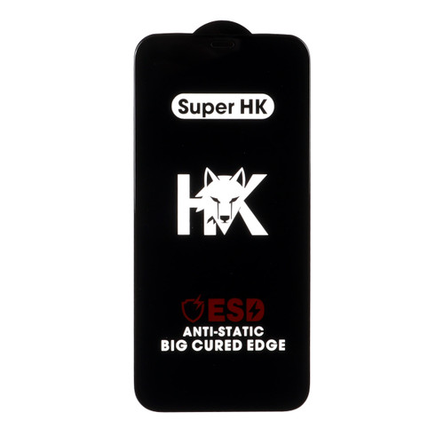 محافظ صفحه نمایش شیشه ای Full Cover ESD Anti Static - Super HK مدل Apple iPhone 12 / iPhone 12 Pro