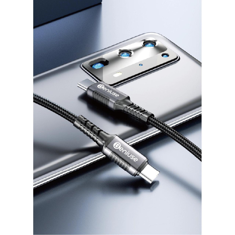 کابل USB-C بنیوس مدل BE-CA04 طول ۱ متر ظرفیت ۶۰ وات