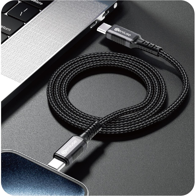 کابل USB-C بنیوس مدل BE-CA04 طول ۱ متر ظرفیت ۶۰ وات